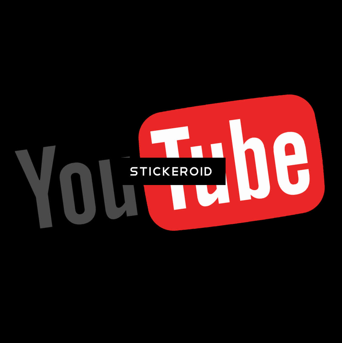 YouTube 標誌附有水印 壁紙