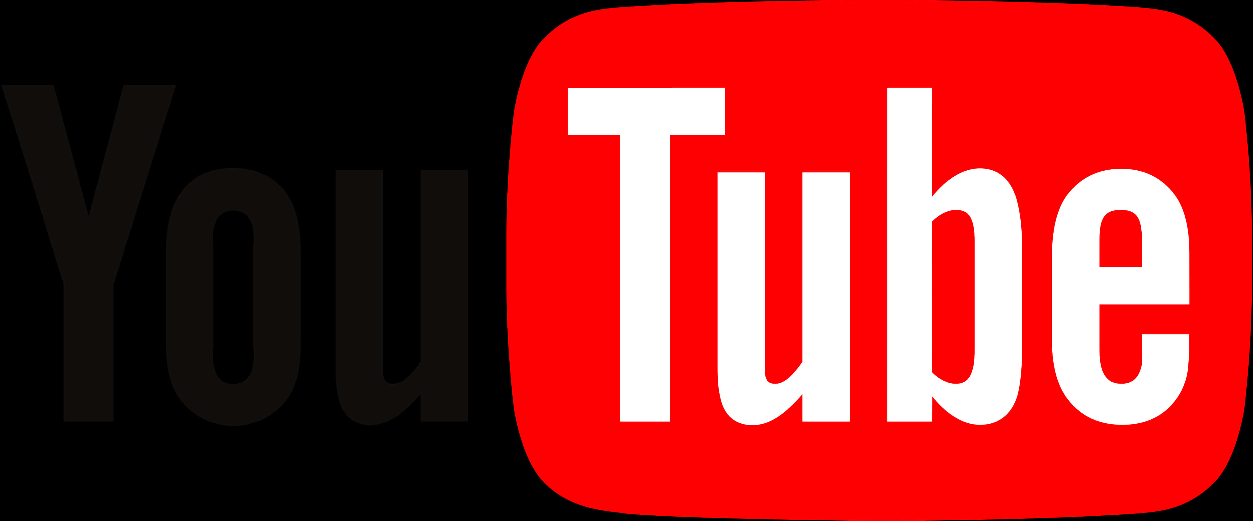 YouTube 標誌紅白配色 壁紙