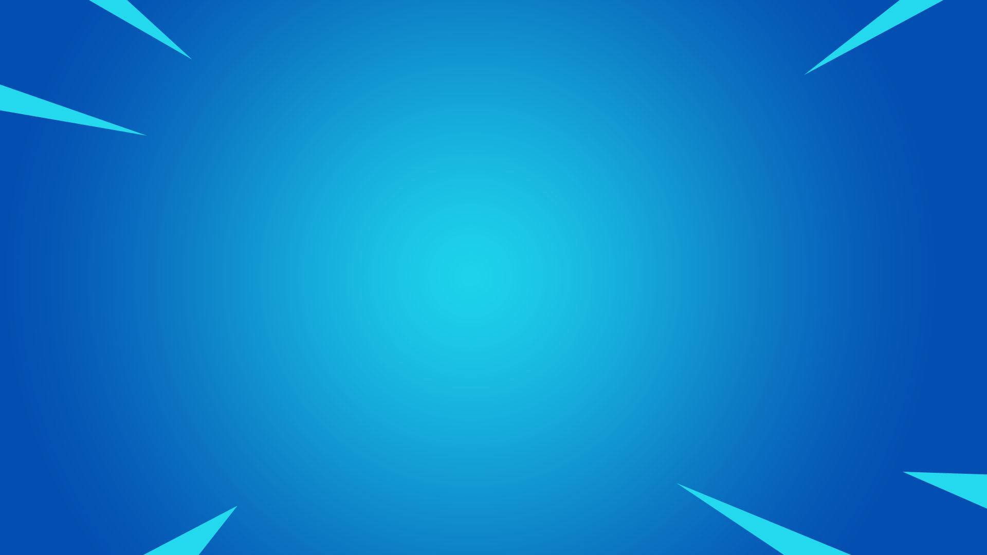 YouTube 標題圖藍色中央漸層 壁紙 — 漸變藍色背景，帶有從角落放射出的銳利青色三角形點綴。