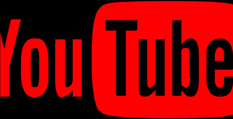 YouTube 標誌於紅黑背景 壁紙