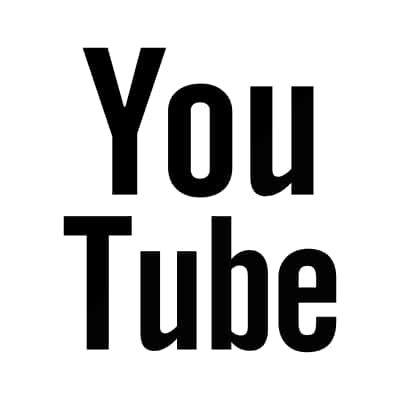 YouTube黑白標誌 壁紙