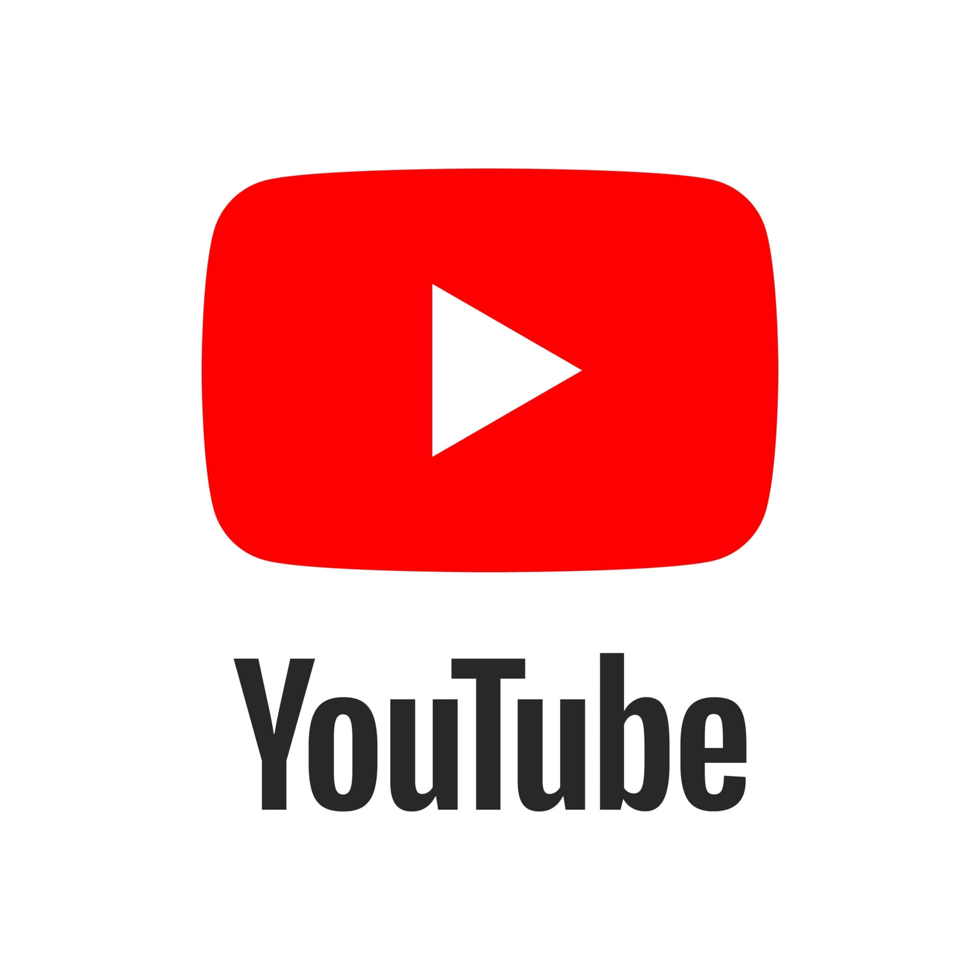 YouTube 標誌及紅色箭嘴 壁紙