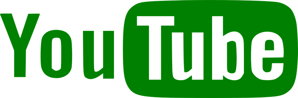 YouTube 標誌綠色背景