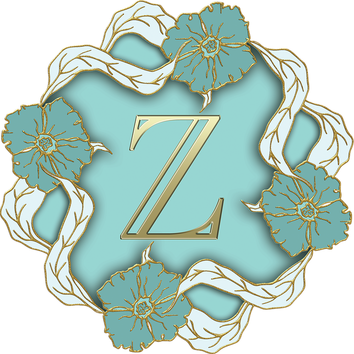 花卉字母Z設計 壁紙