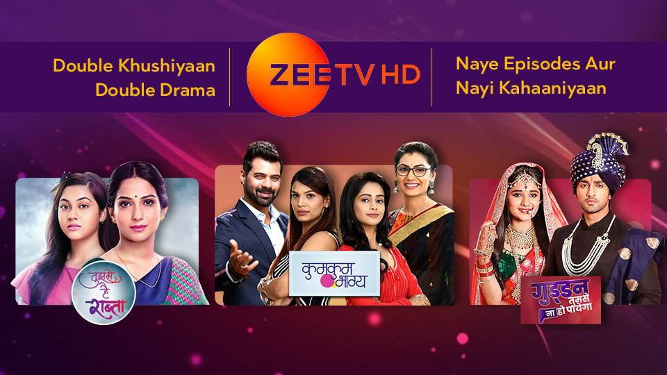 Zeetv HD 戲劇系列宣傳，演員穿著傳統和現代服裝。