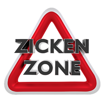 Zicken Zone 交通標誌，帶有幽默風格的路牌設計