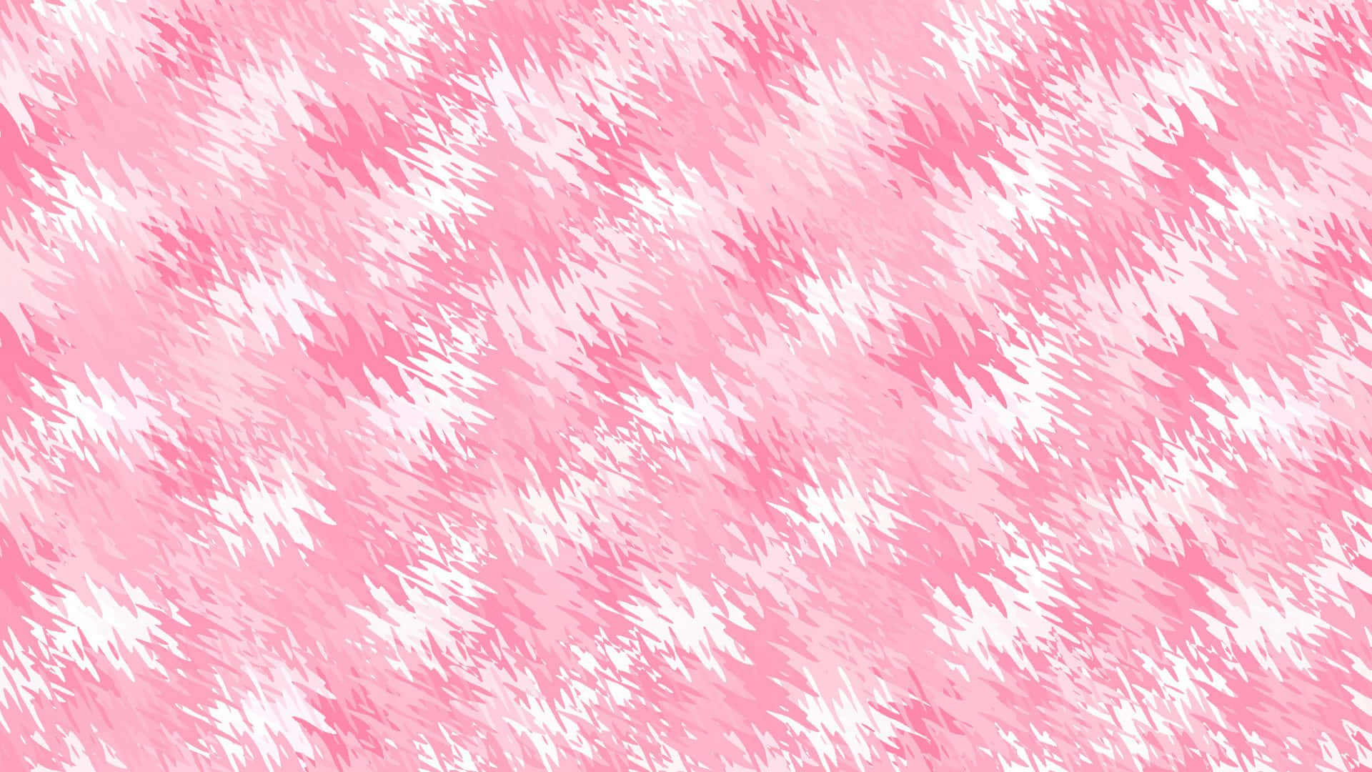 Pink Pattern 桌布 壁紙 — 一個充滿活力的粉紅色和白色抽象圖案，整個畫面帶有動態的筆觸紋理。