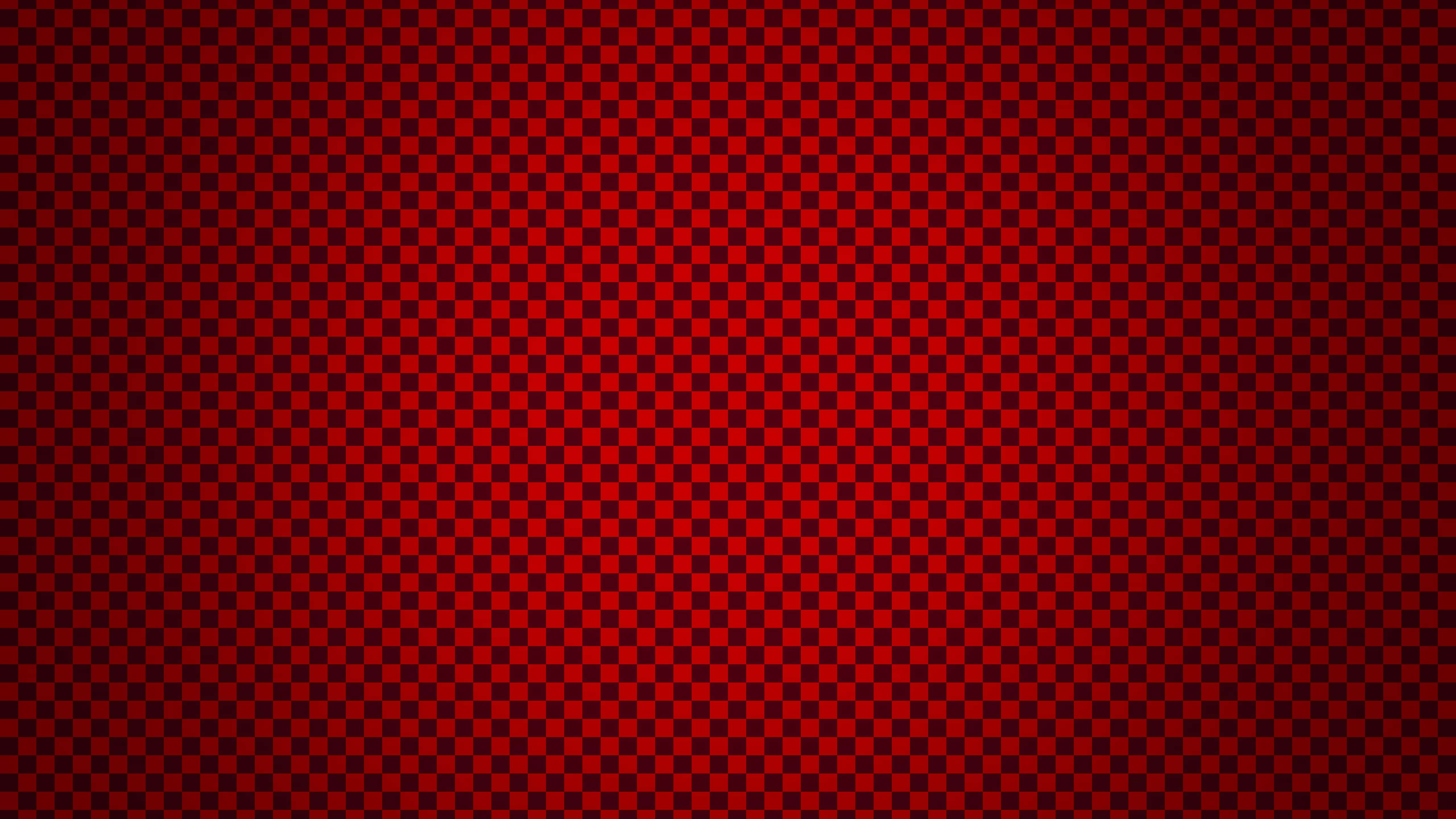 Red Checkered 桌布 壁紙 — 一個大膽的紅黑棋盤格圖案，從中心到邊緣帶有微妙的漸變效果。