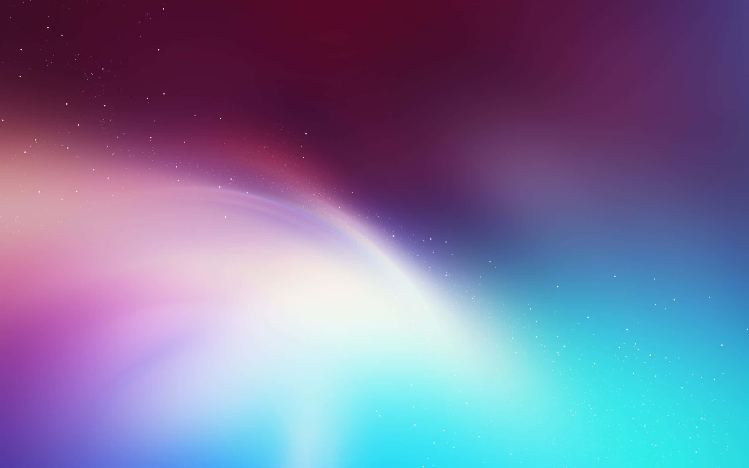 Samsung Tablet 桌布 壁紙 — 一個宇宙漩渦，由洋紅色和青色光組成，帶有發光粒子在夢幻星雲中飄蕩。