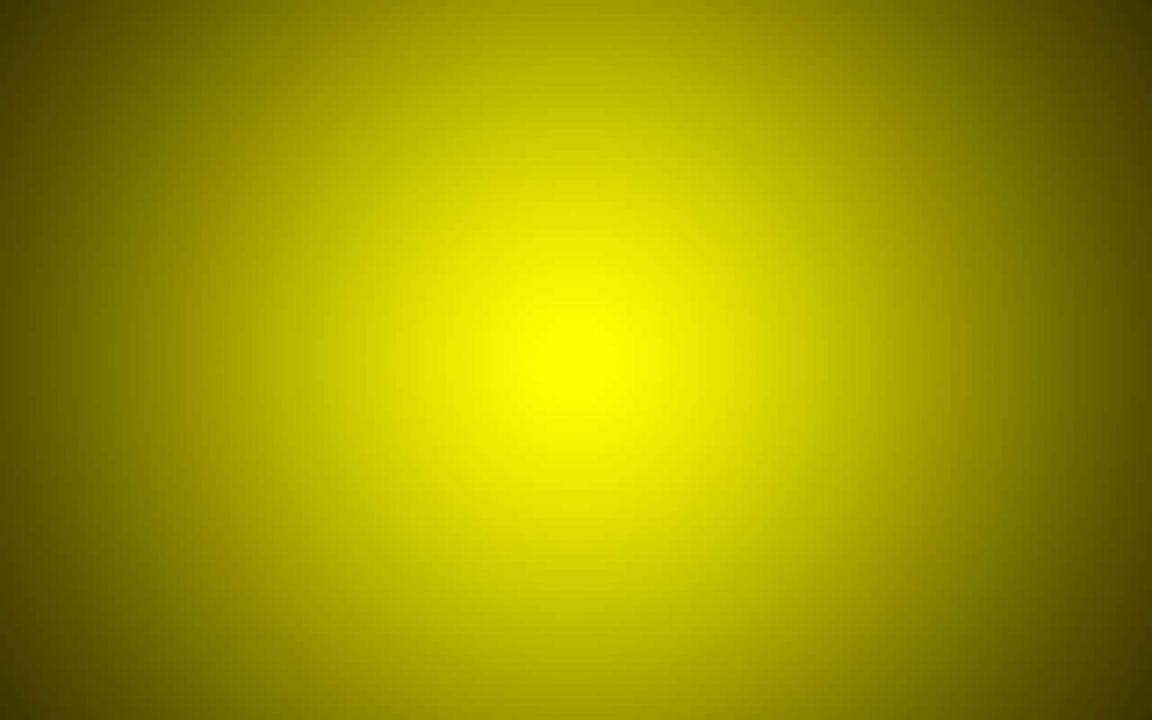 Yellow Gradient 桌布 壁紙 — 一個明亮的黃色漸變背景，柔和光線向外逐漸淡出至橄欖綠色。
