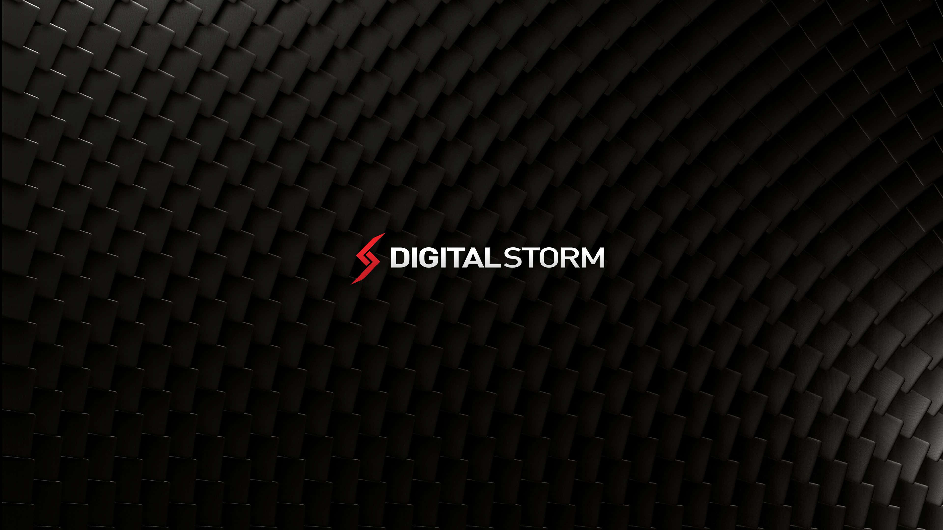 YouTube Gaming 桌布 壁紙 — 一個時尚的黑色紋理背景，帶有彎曲的幾何圖案和居中嘅白色紅色標誌。