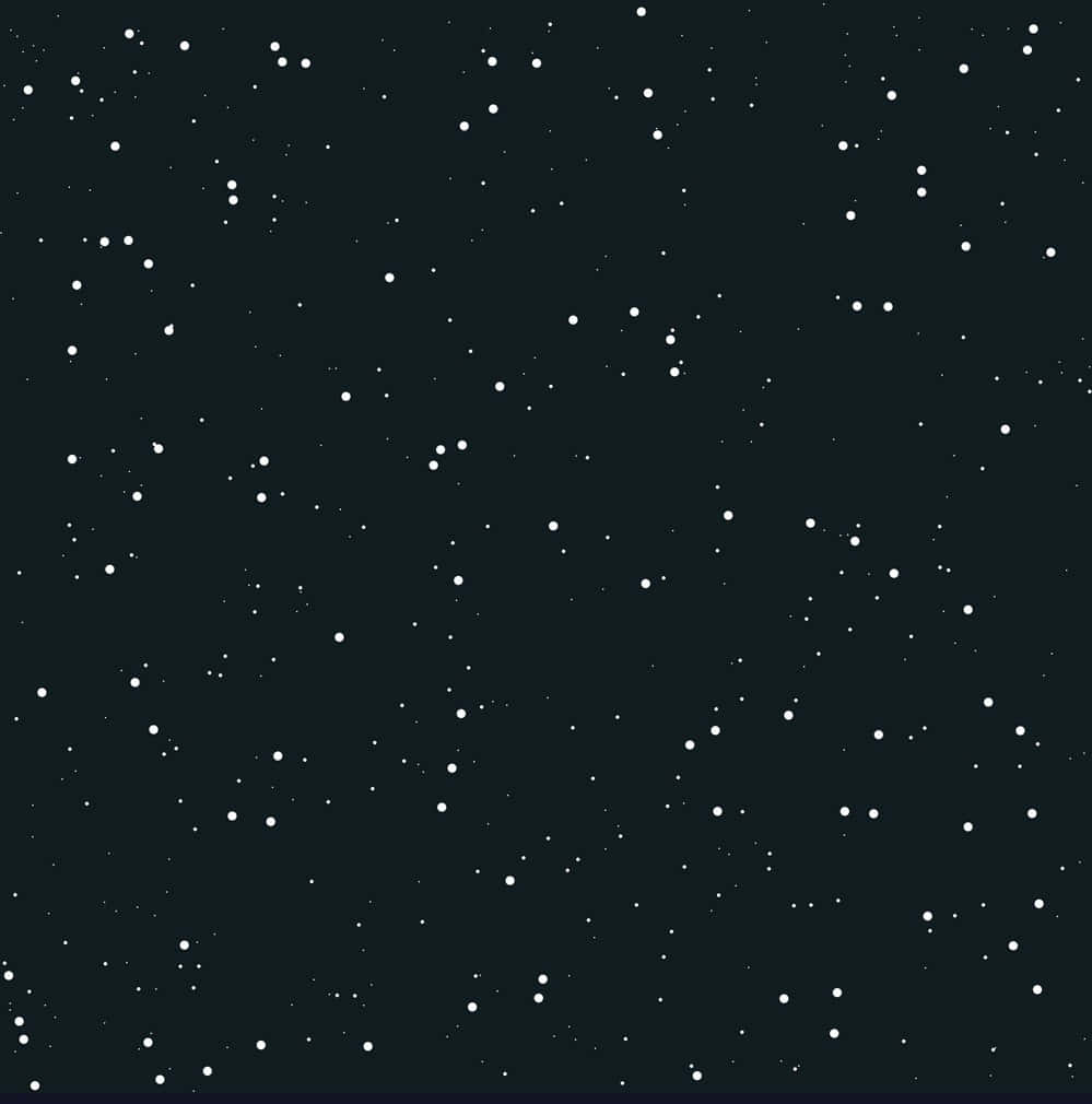 Cartoon Space 桌布 壁紙 — 一個極簡的數位夜空，深炭灰色背景上散佈著白色星星。