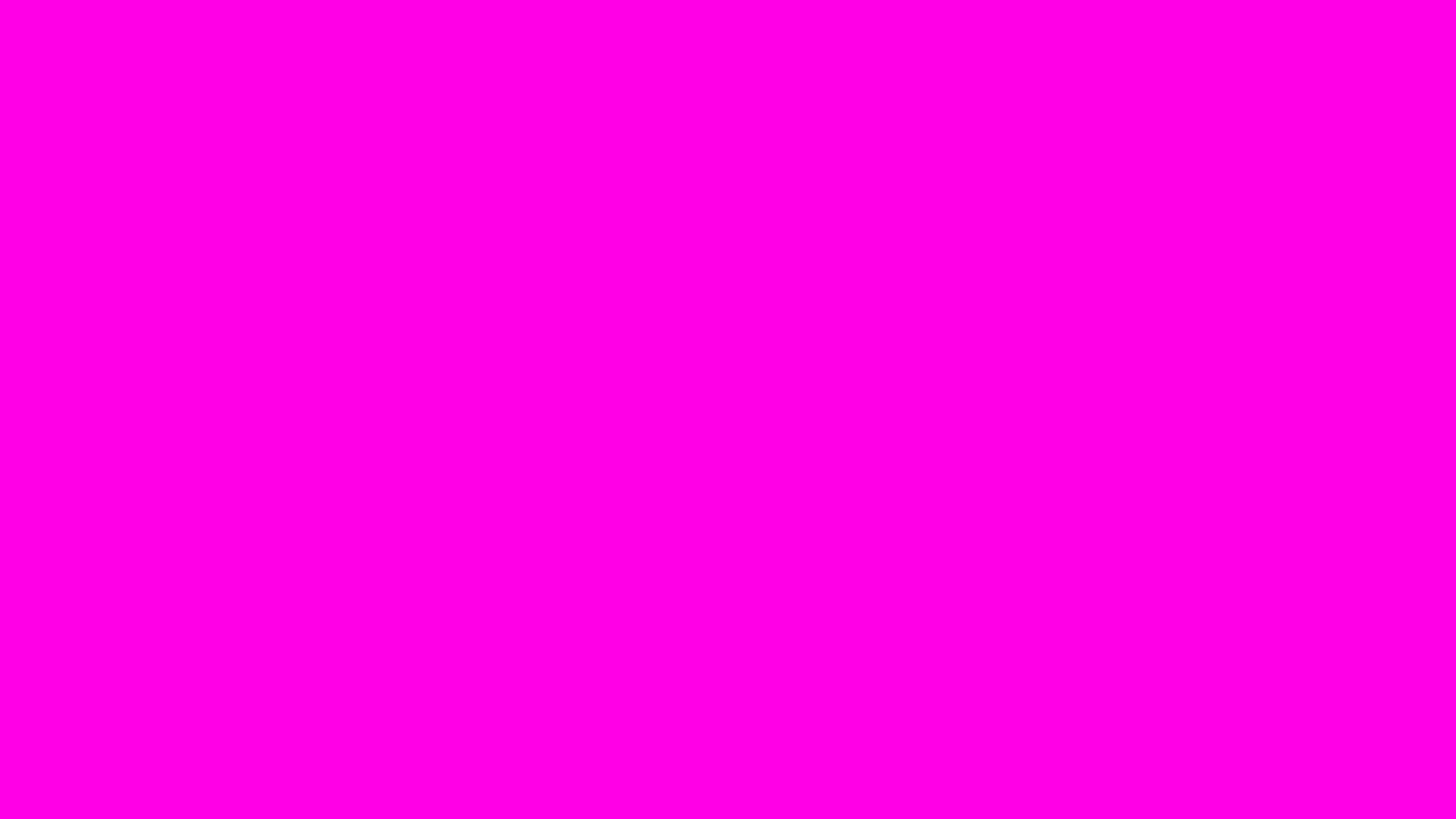 Hot Pink Aesthetic 桌布 壁紙 — 一個純色鮮豔的粉紅色背景填滿整個畫面，沒有其他元素。