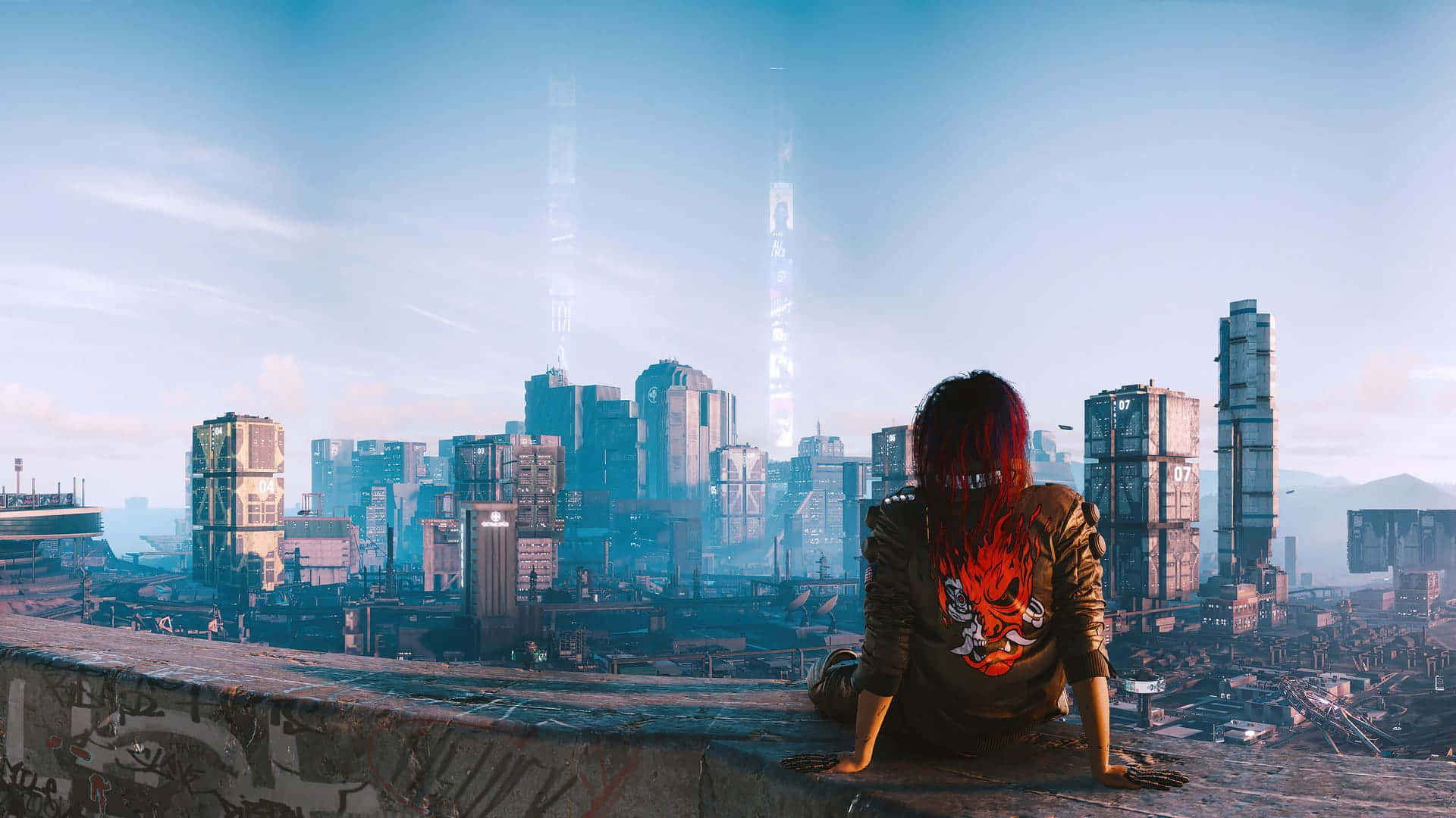 賽博龐克背景