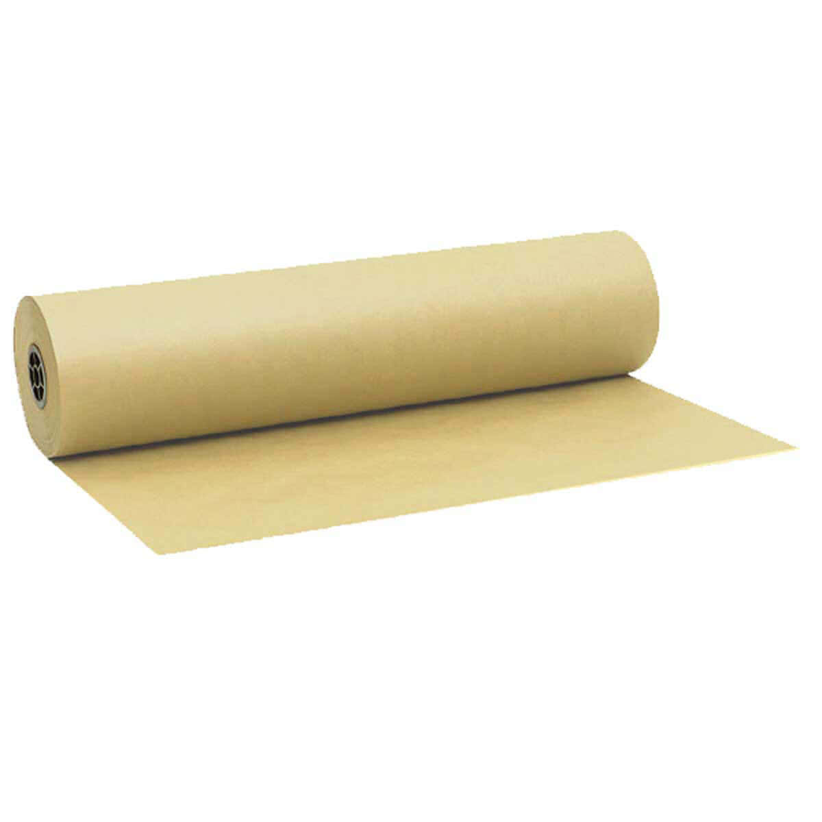 Sheet 桌布 壁紙 — 一大卷米色牛皮紙在純白背景上展開，帶有柔和陰影。