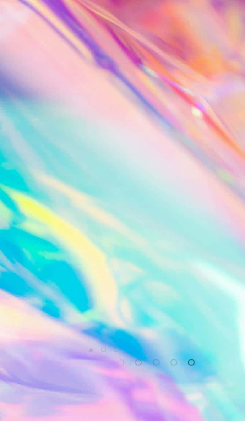 帶有柔和色調和虹彩光澤的抽象彩色流動漸變。