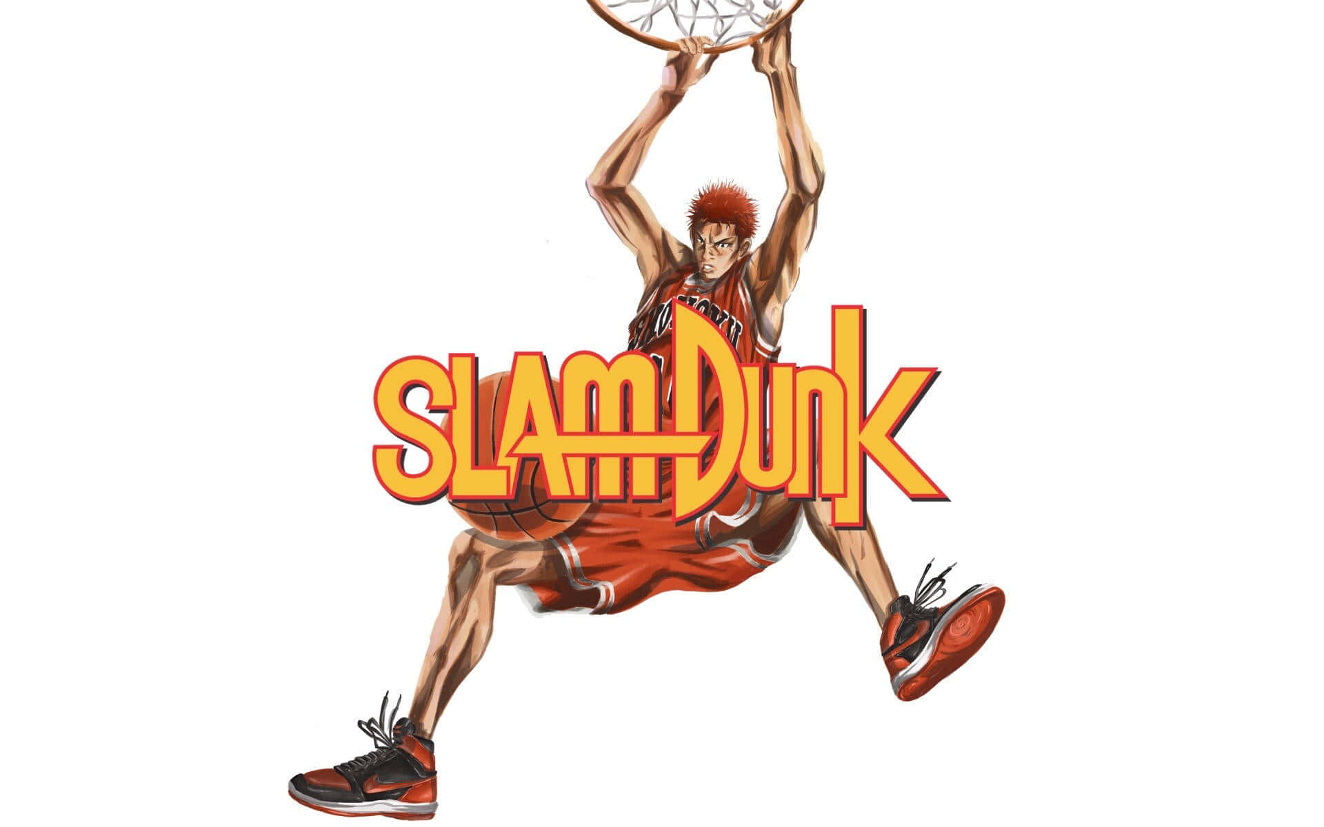 動漫籃球運動員表演入樽，標題為Slam Dunk。