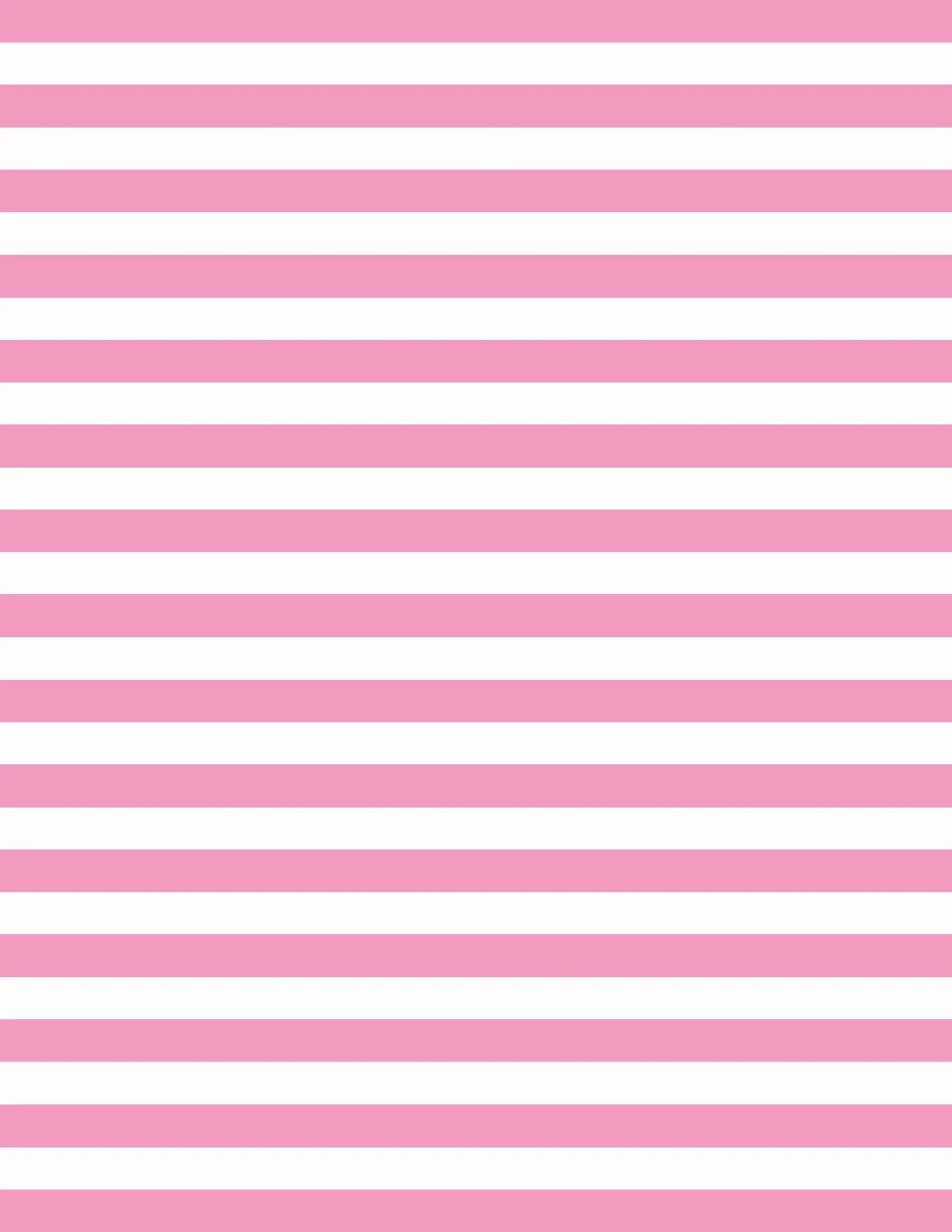 Stripes 桌布 壁紙 — 一款以粉紅色和白色相間水平條紋營造出簡潔幾何圖案的牆紙。