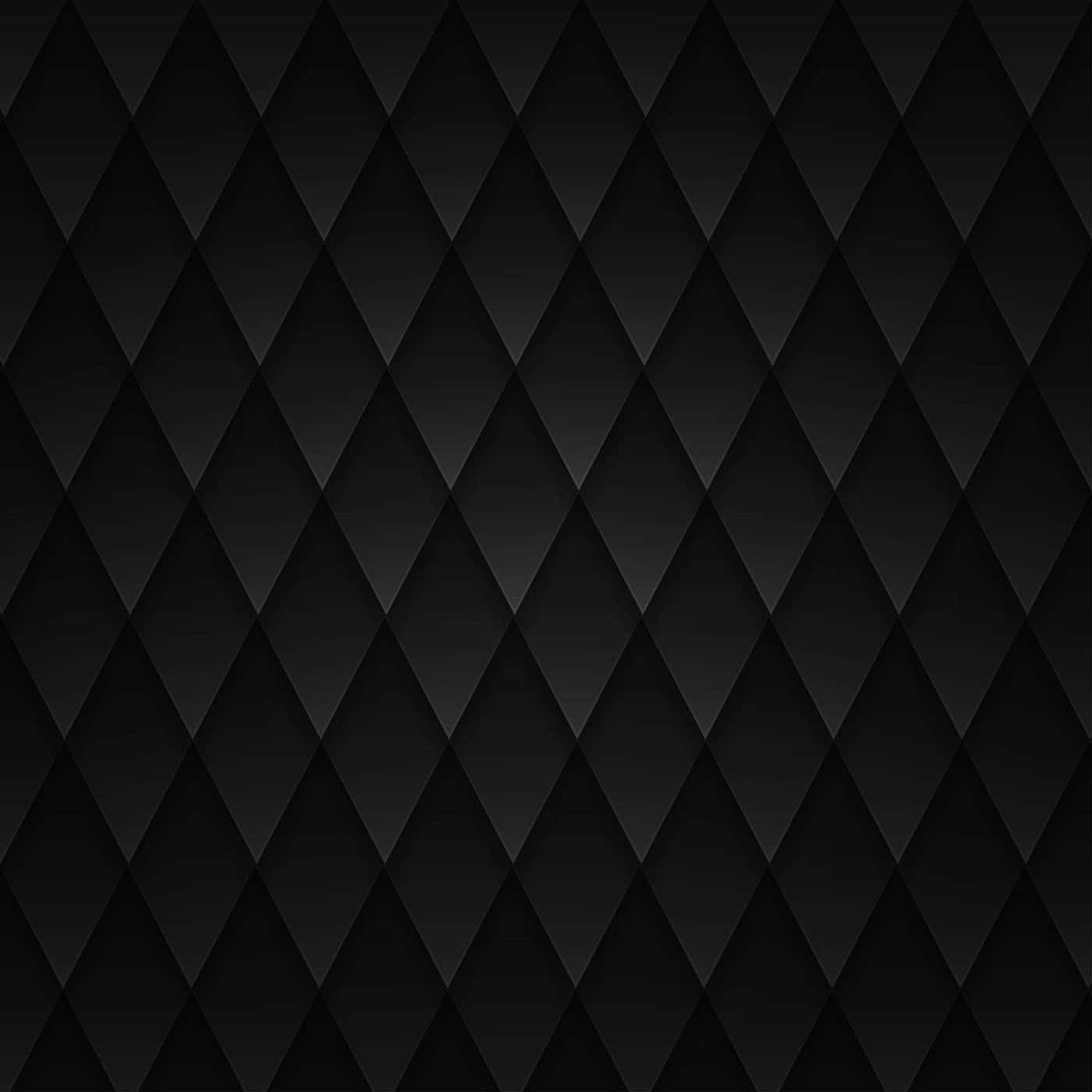 Black Pattern 桌布 壁紙 — 一款無縫黑色牆紙，帶有重複的鑽石圖案，透過柔和漸變營造出微妙的3D質感。