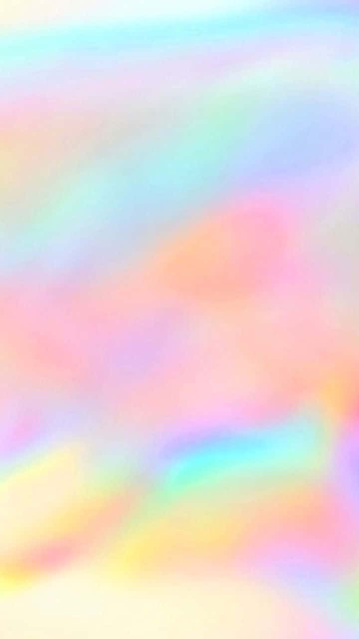 柔和粉彩彩虹漸變，混合顏色，夢幻效果。