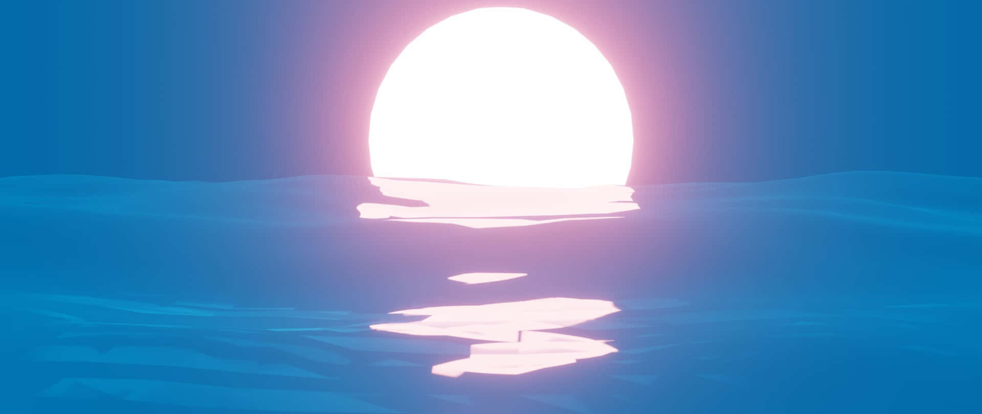 一顆藍色的蛋浮在水中
