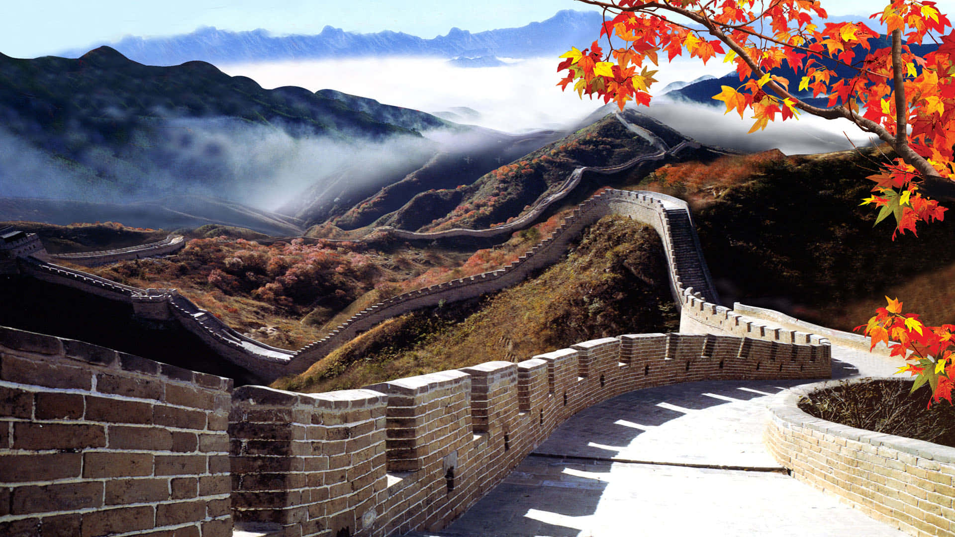 中國風景背景 壁紙
