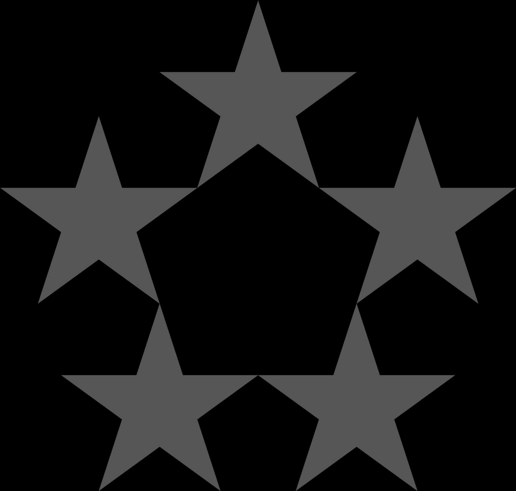 五顆黑星圖案 壁紙