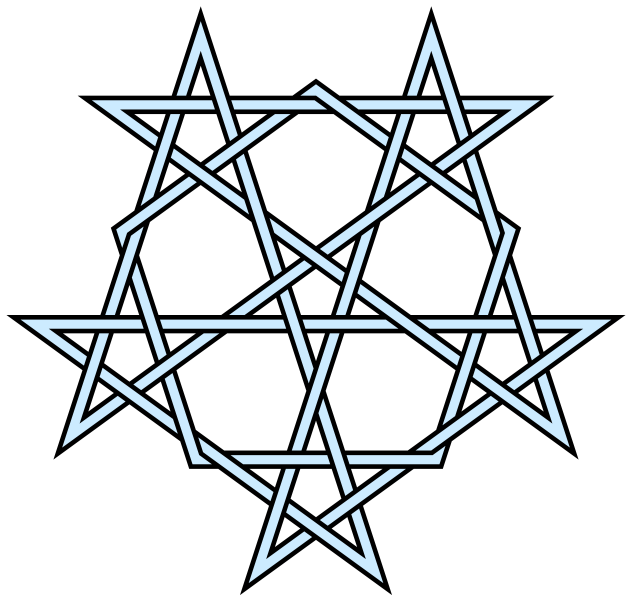 交錯五角星圖案 壁紙