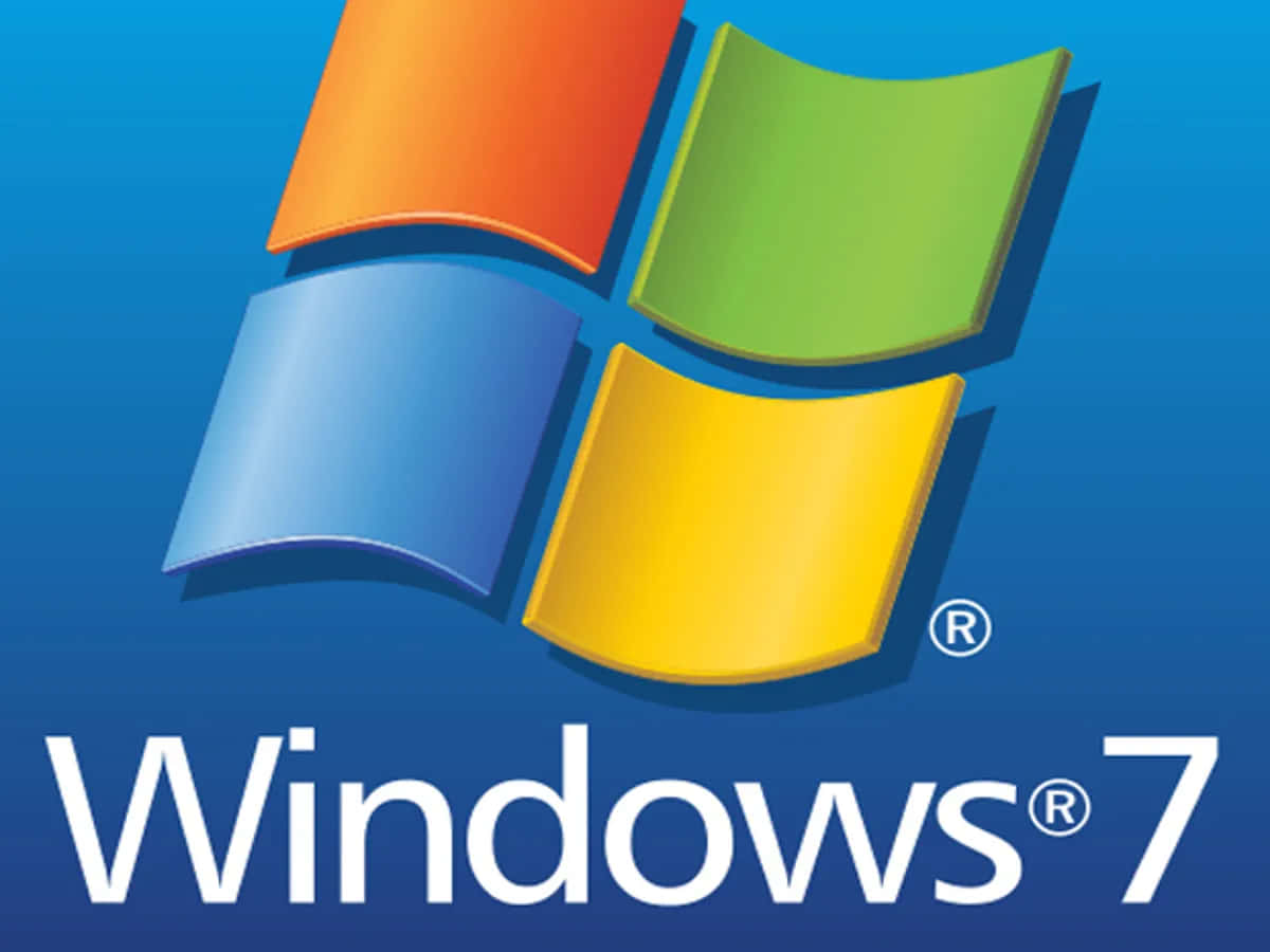 Windows 7 操作系統標誌，帶有四個彩色窗格。