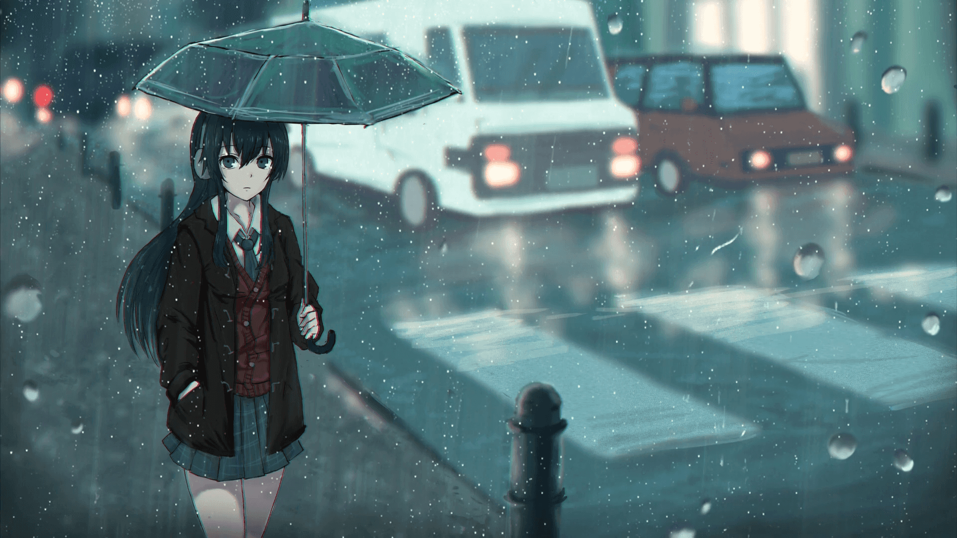 享受雨天在家嘅舒適時光。 壁紙