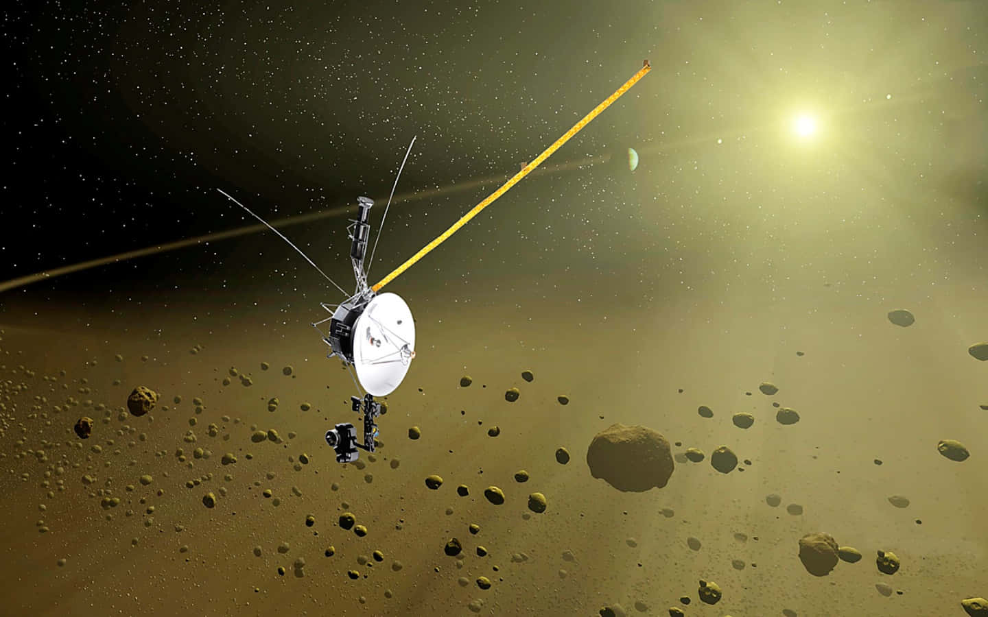 太空船探索靠近明亮太陽的小行星帶
