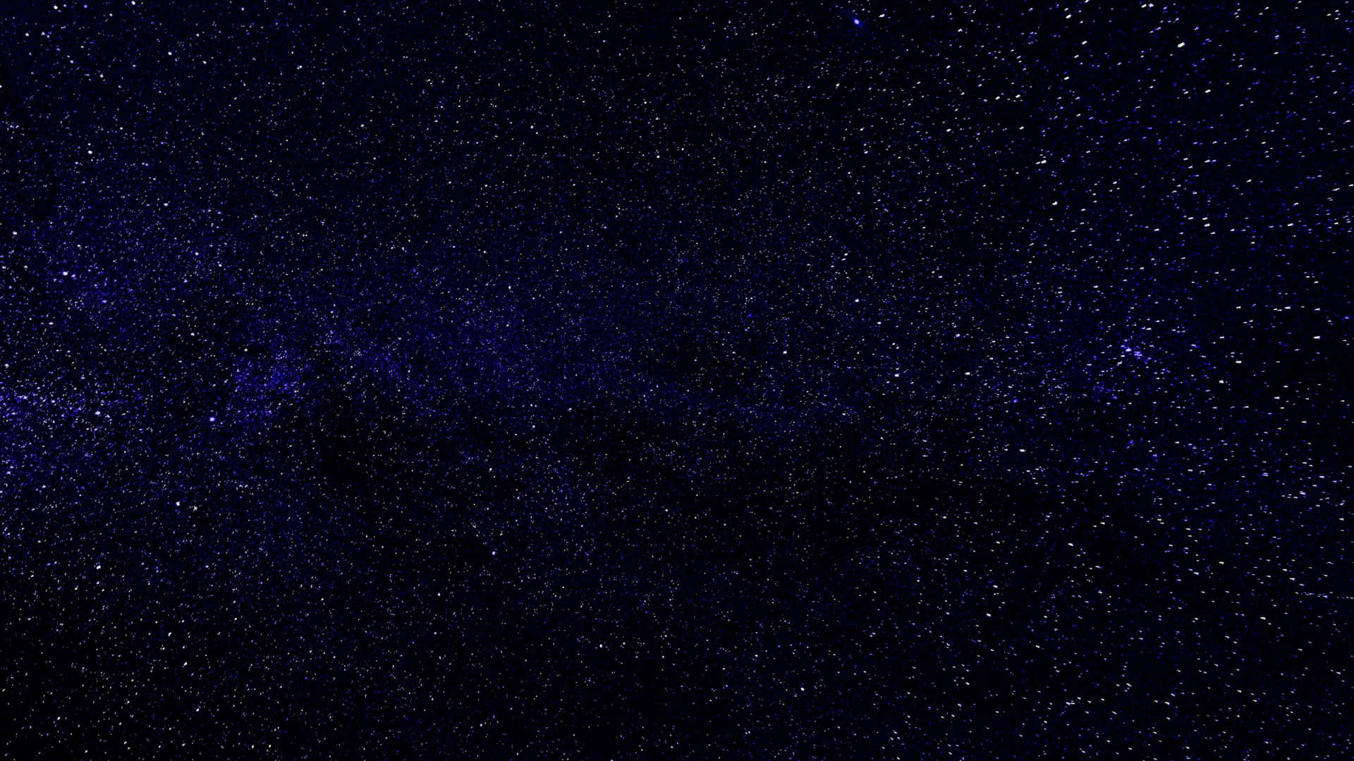 深靛藍色夜空中密集星場的銀河系
