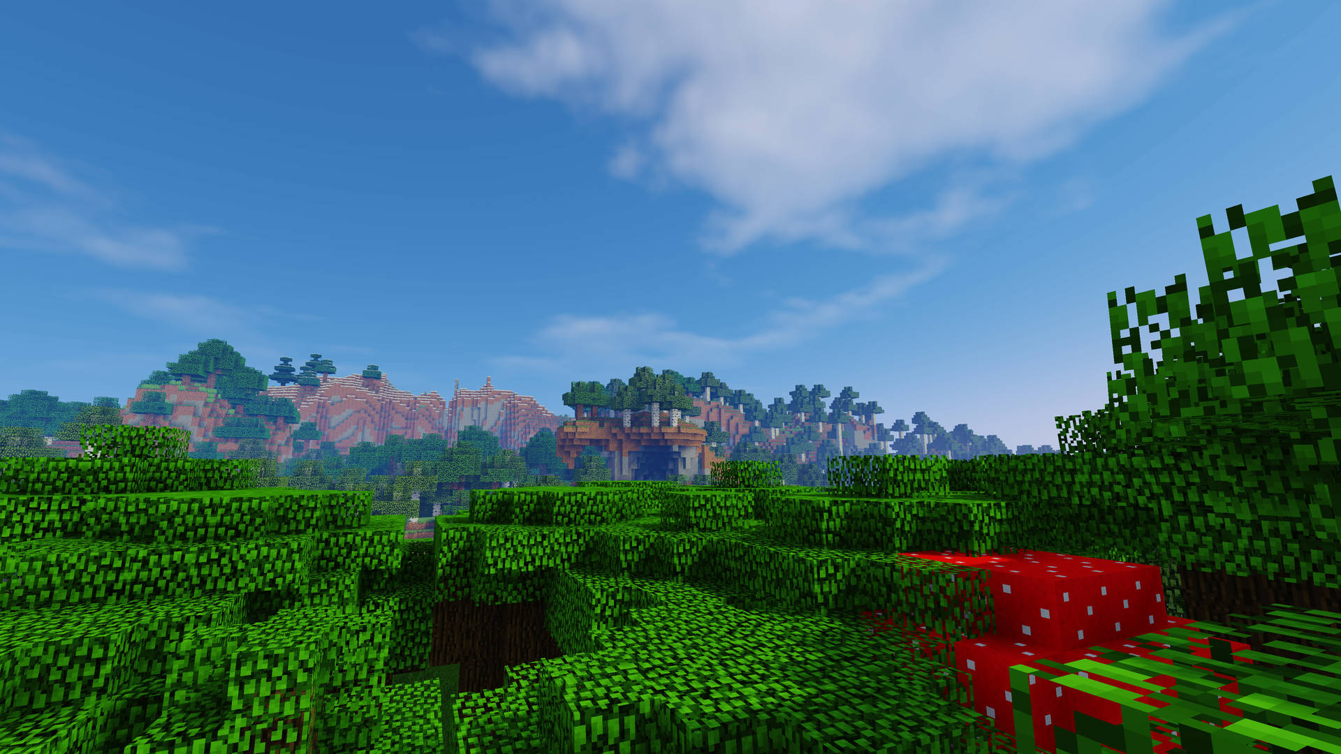 4K Minecraft風景設計