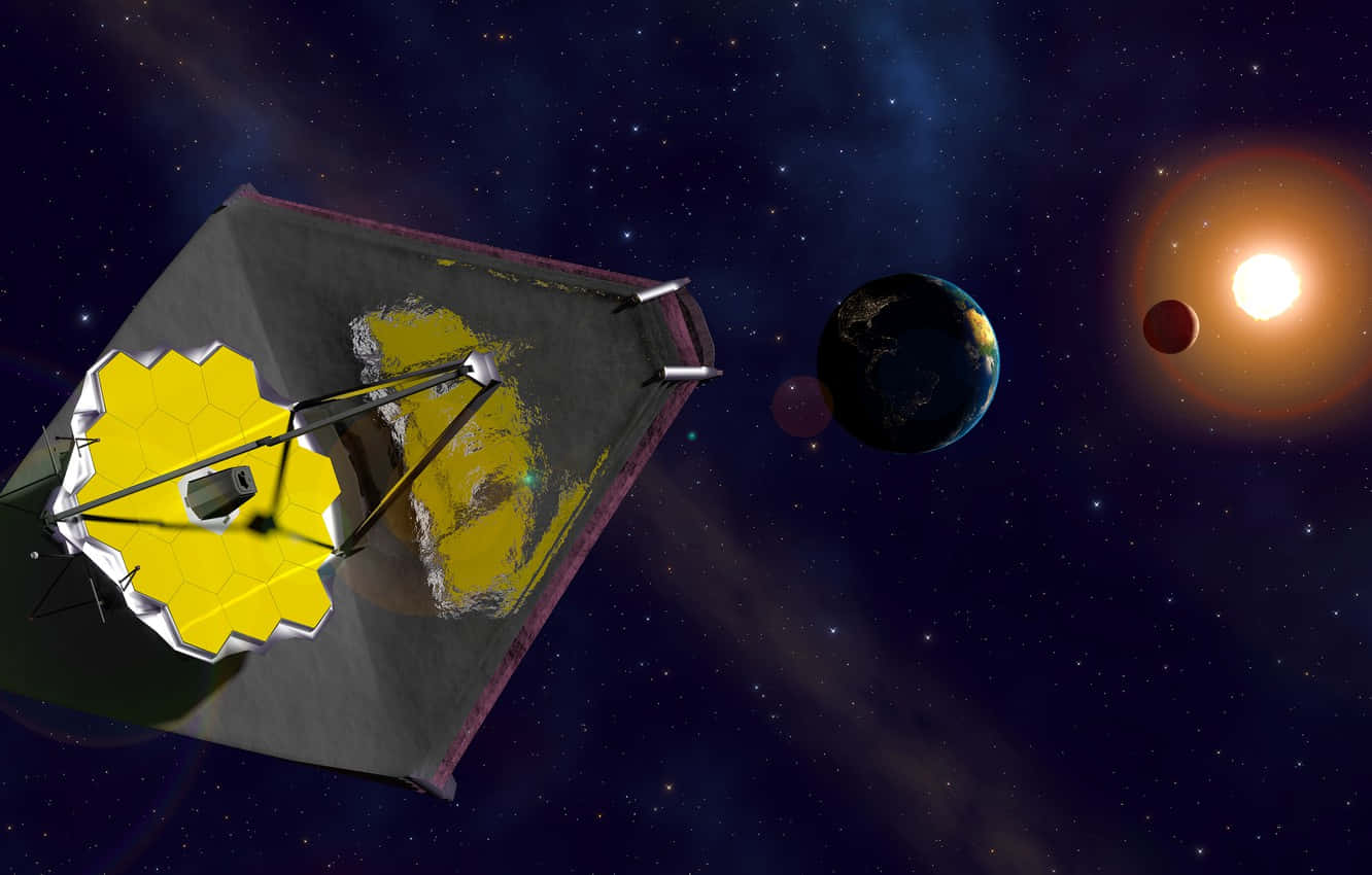 詹姆斯·韋伯太空望遠鏡在行星和恆星附近的軌道上