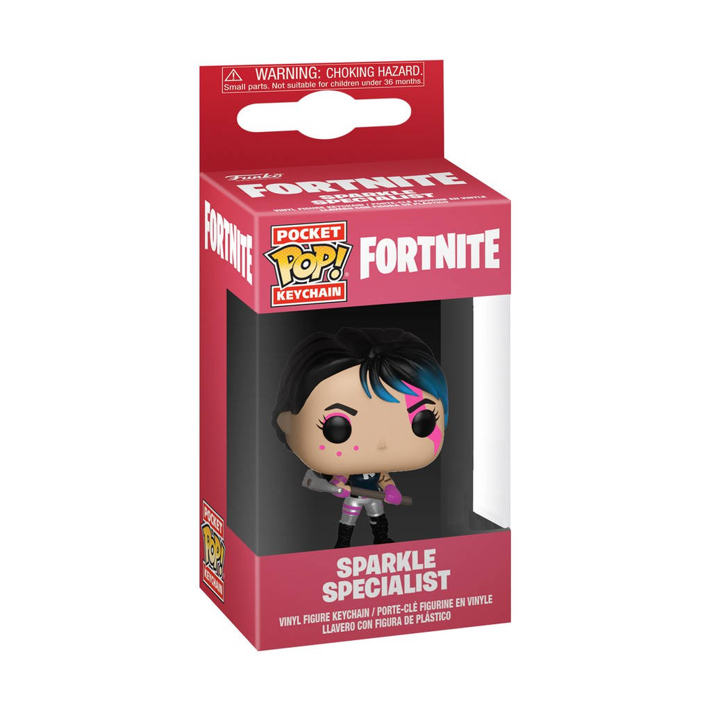 Fortnite Sparkle Specialist 角色的 Funko Pop 鑰匙扣