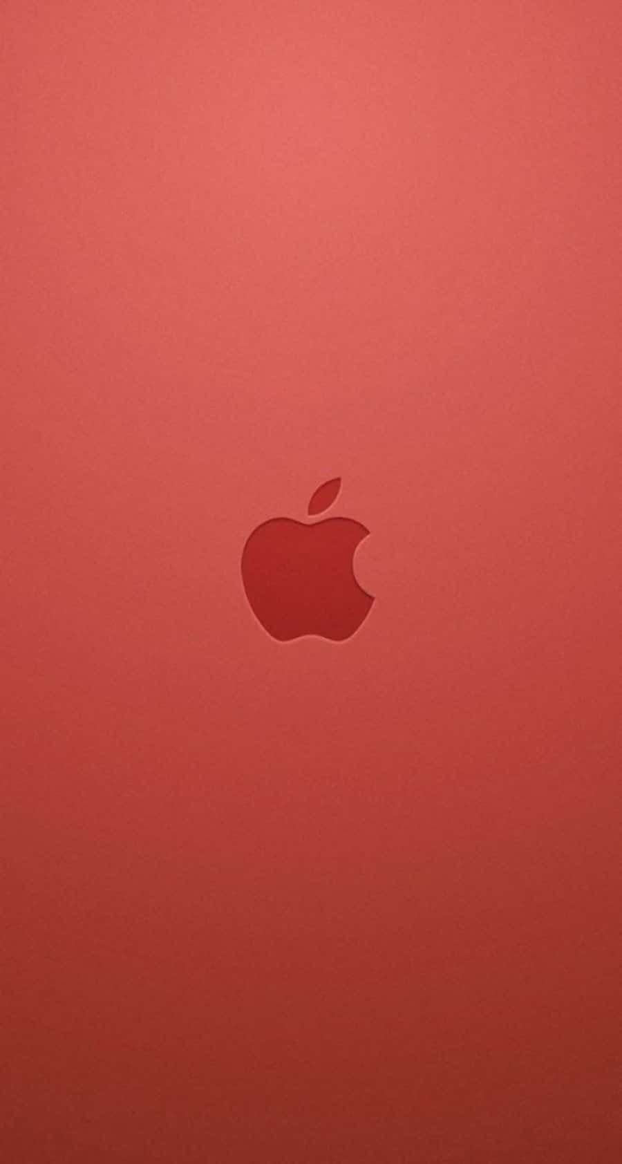 紅色漸變背景，Apple標誌置中