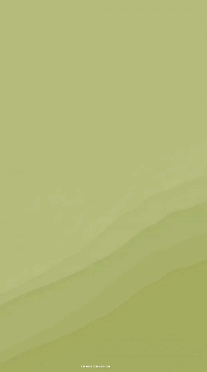 極簡抽象風格嘅牆紙，帶有柔和綠色漸變同溫柔波浪圖案。