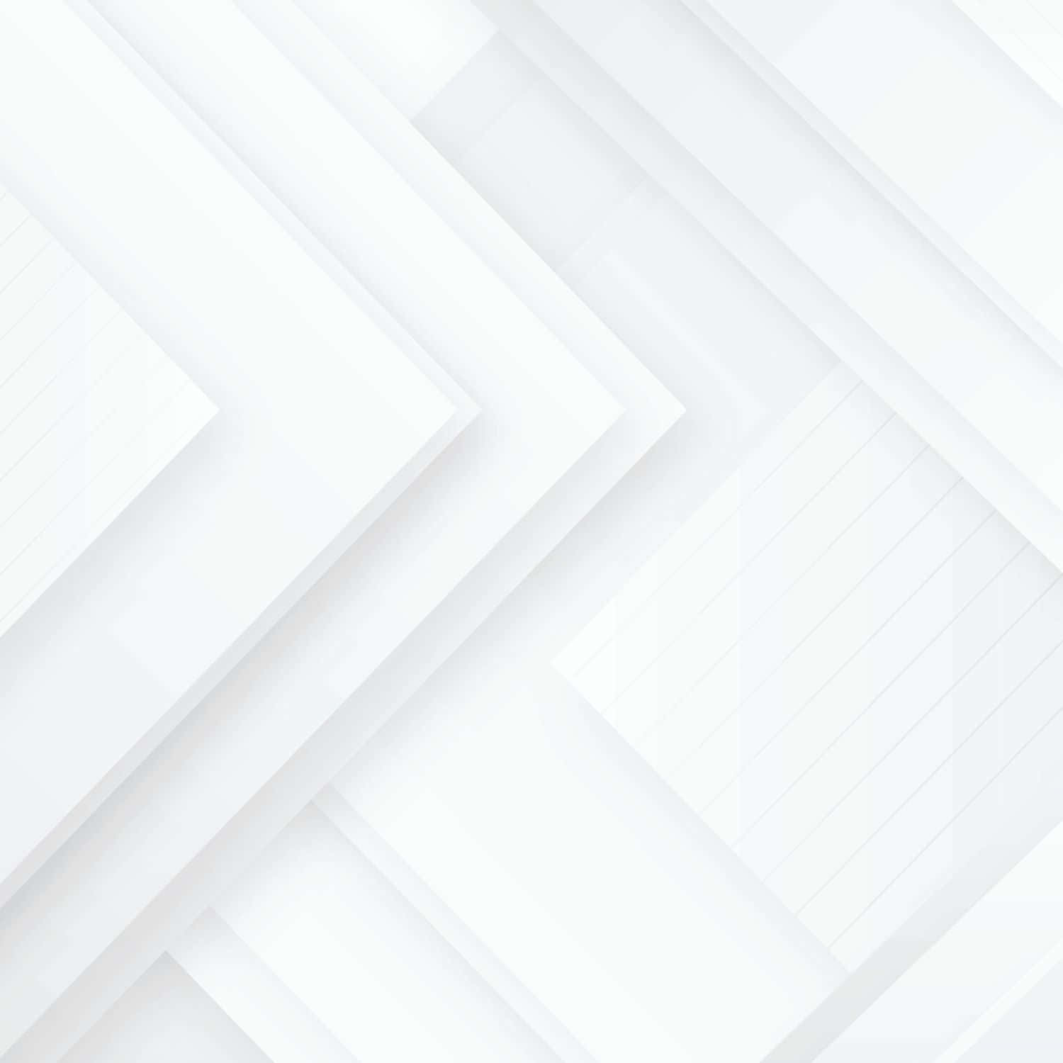 帶有柔和陰影的極簡抽象白色幾何圖案