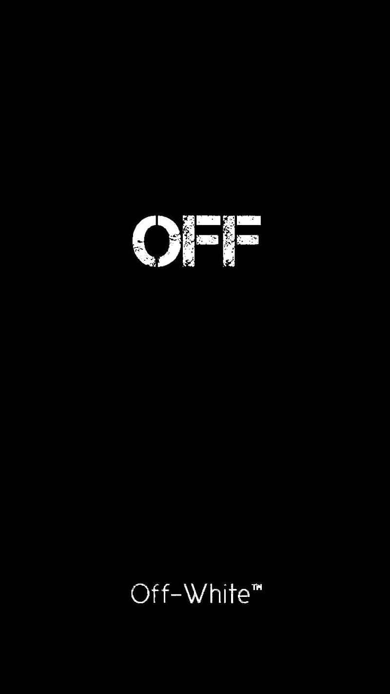 黑色背景，白色OFF文字及下方Off-White商標。
