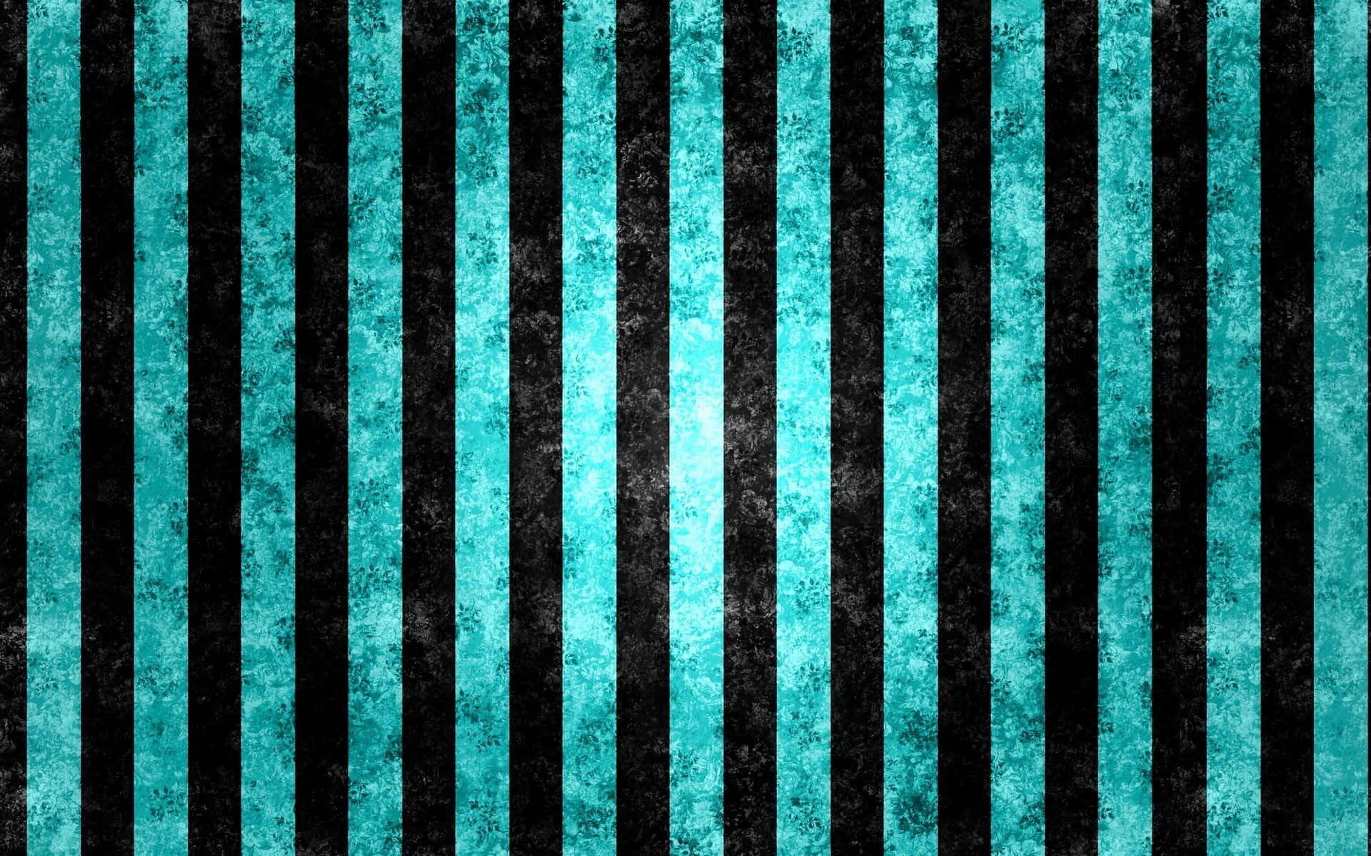 帶有質感 grunge 效果嘅青綠色和黑色垂直條紋。