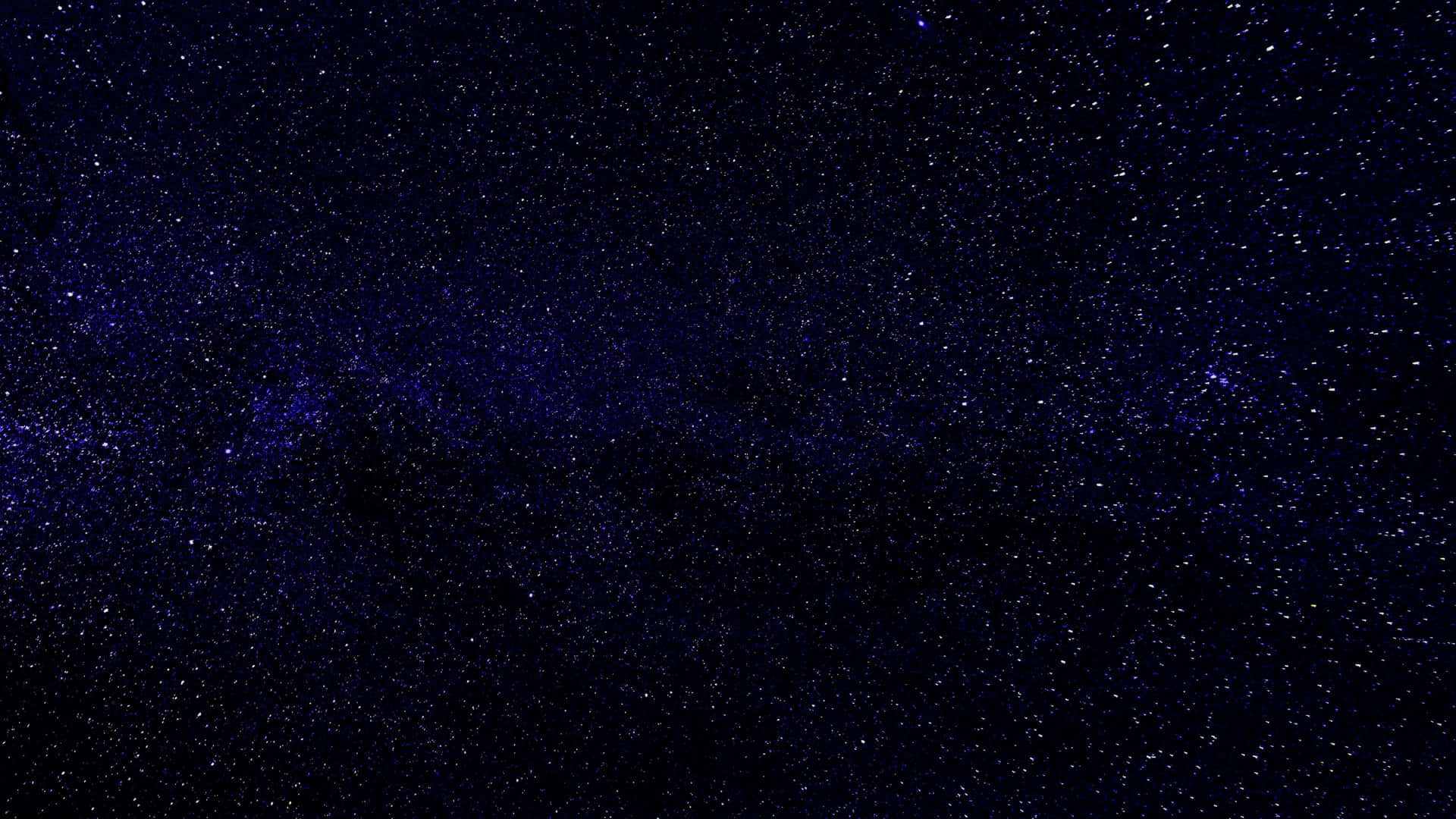 深靛藍夜空中的密集星場銀河系