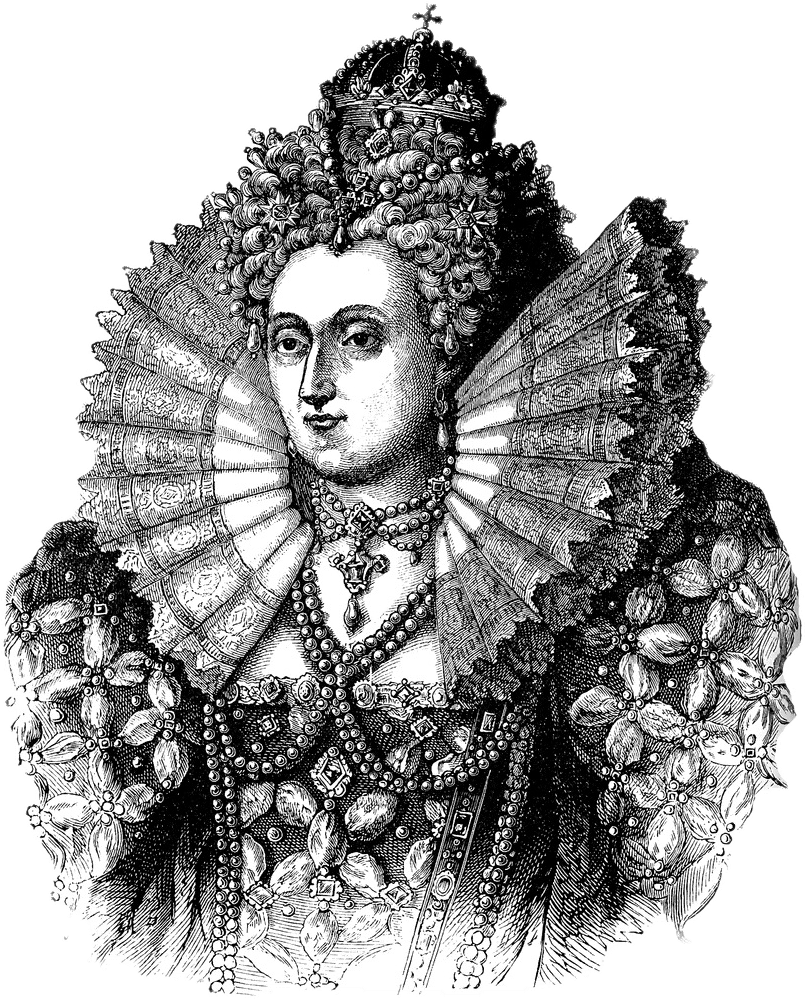 伊利沙伯時代女王插畫 壁紙