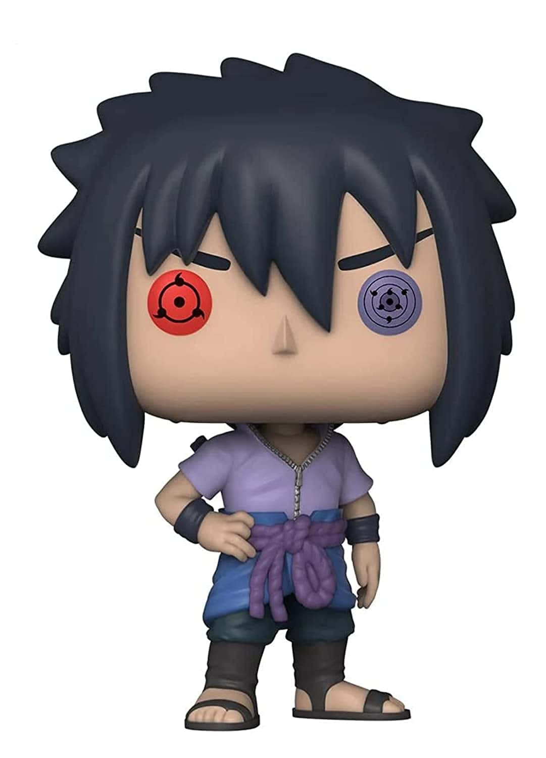 宇智波佐助Funko Pop公仔，擁有寫輪眼和忍者服裝。