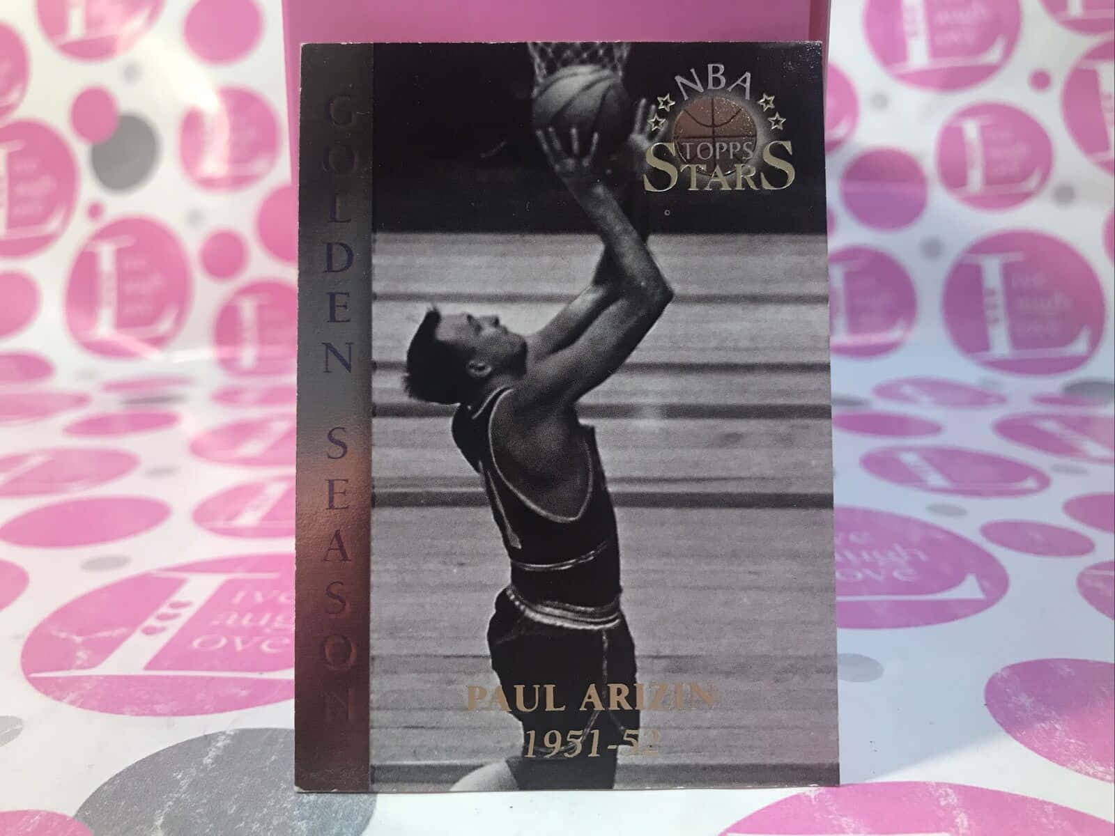 1951-52年保羅·阿里金的復古NBA Topps Stars籃球卡。