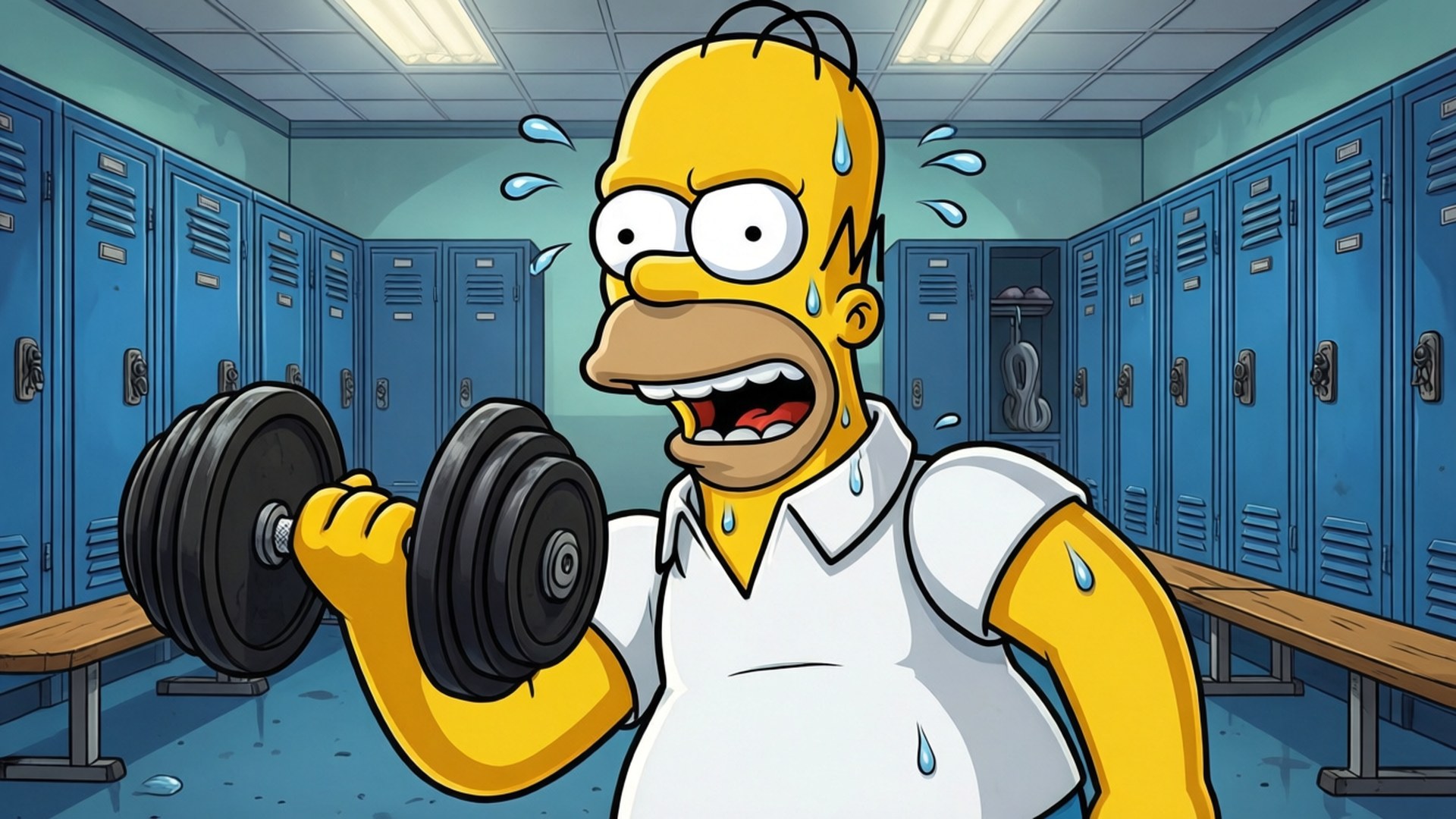 健身 Homer 掙扎記 壁紙