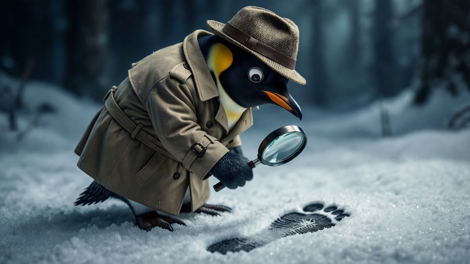 偵探Pingu 壁紙