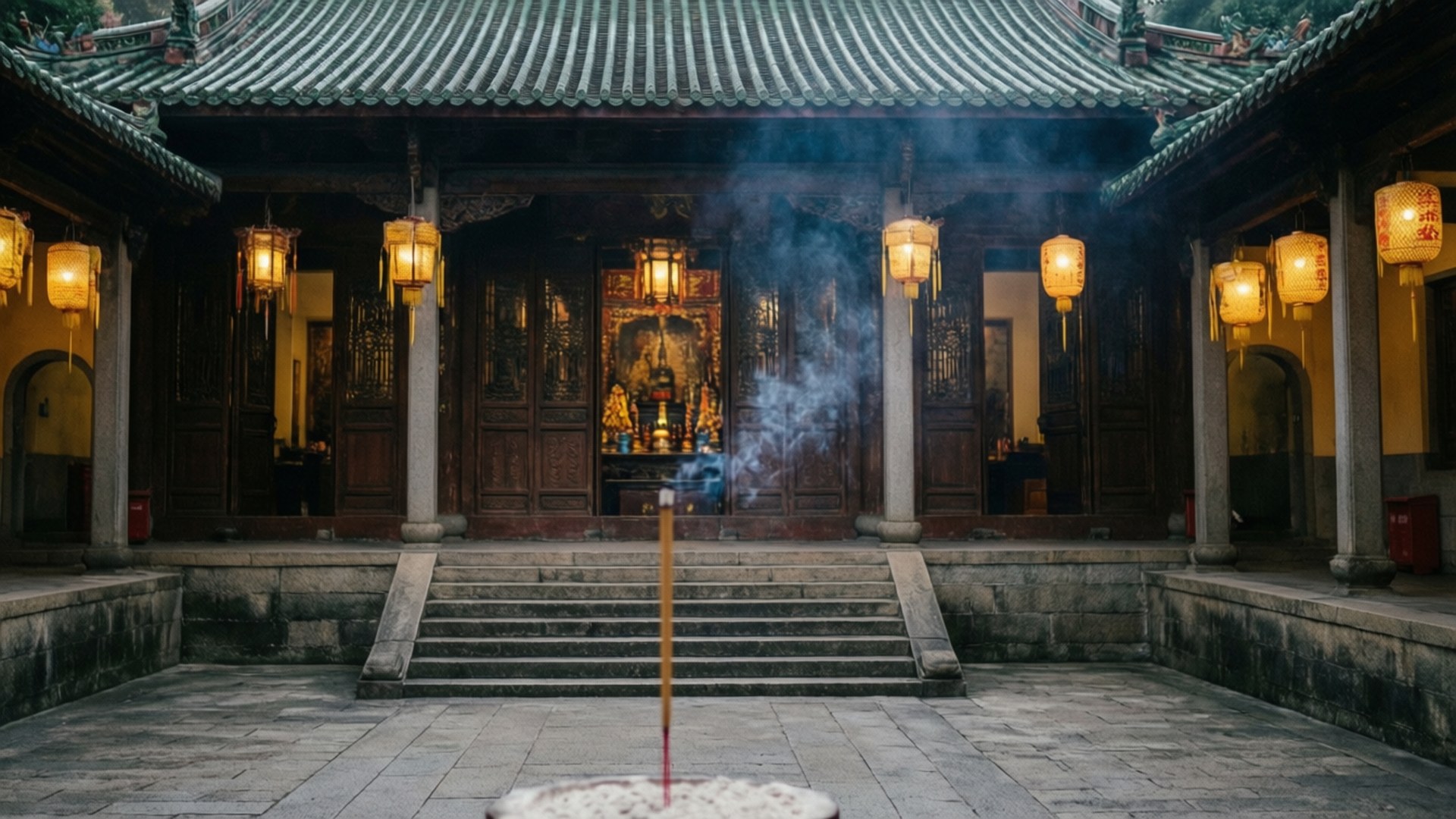 傍晚的寧靜 壁紙