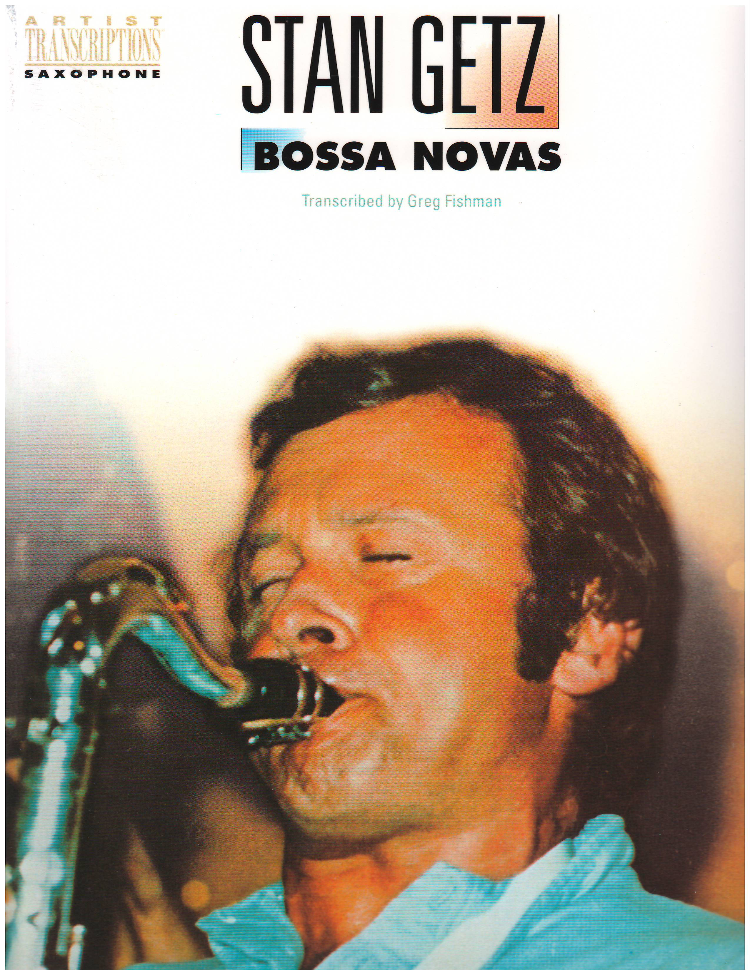 傳奇爵士樂手斯坦·蓋茲1972年《Bossa Nova》專輯 壁紙 — 爵士色士風手 Stan Getz 閉上眼睛熱情演奏色士風的特寫照片。
