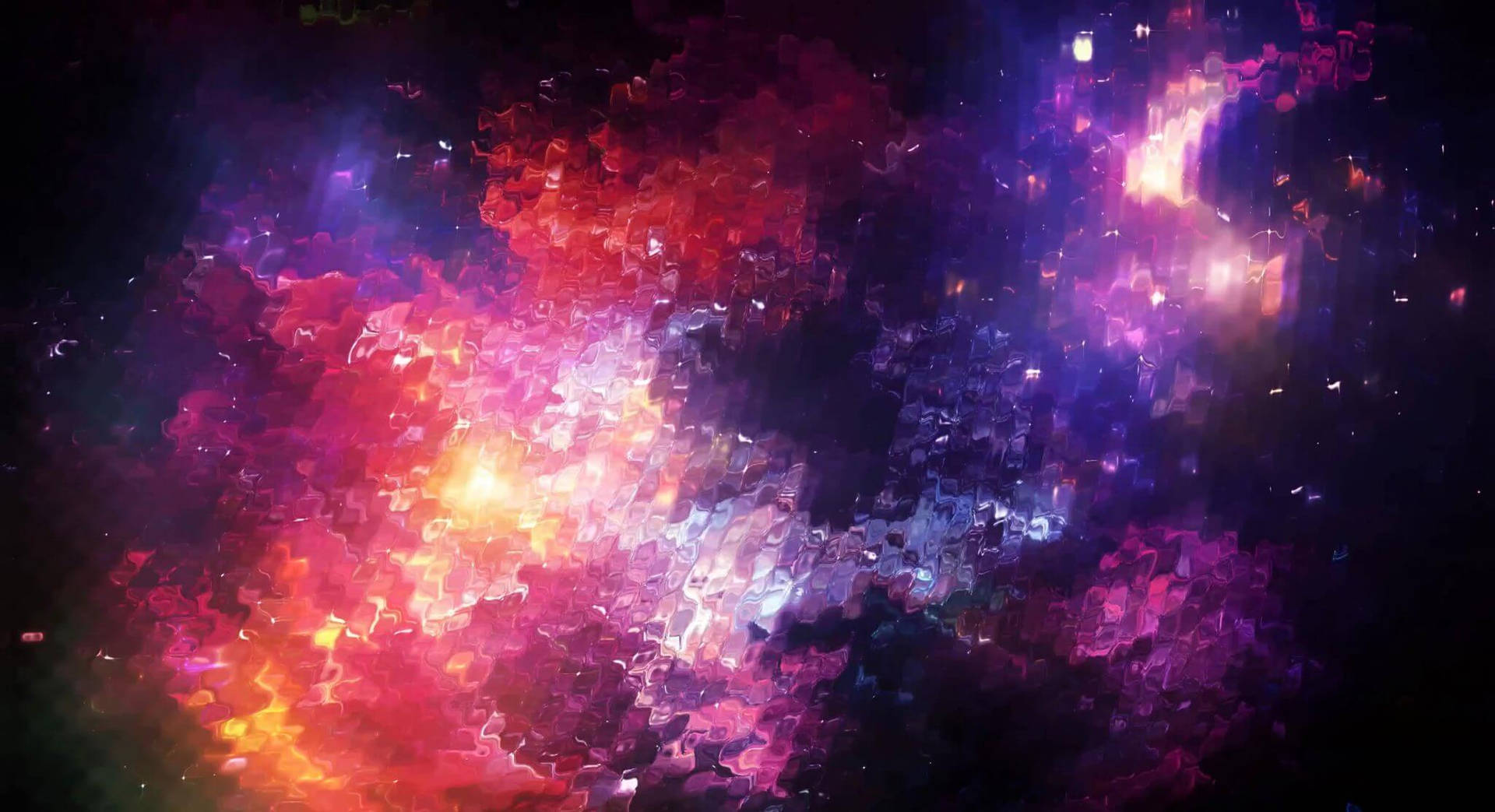 色彩繽紛的宇宙星雲，在深空中散發著發光的氣體和遙遠的恆星。