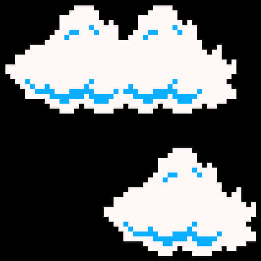 Super Mario Bros Cloud Sprites V - Super Mario Cloud Sprite